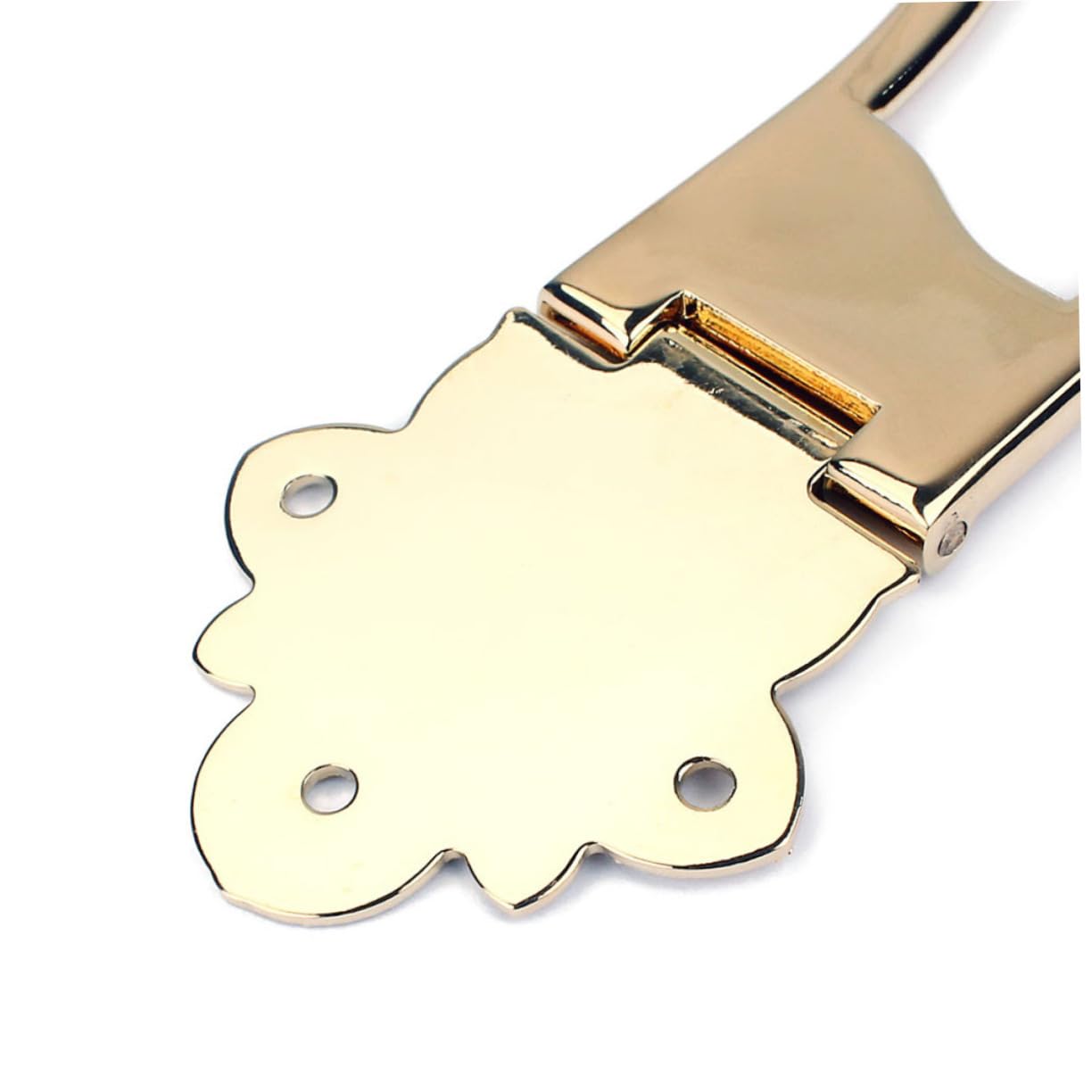 Wakauto Acoustic Guitar Neck Parts Ga418 Tailpiece Height-adjustable Jazz Bridge