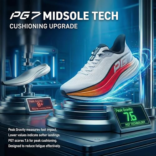 Image of ANTA Men's PG7 3.0 Cushioning Running Shoes Enhanced Lateral Support Athletic Sneakers Lightweight and Breathable Shoes for Gym Walking and Standing