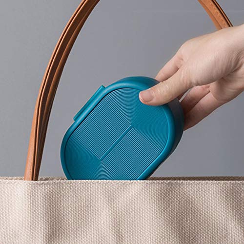 Caja de jabón Jabonera Material ABS Fácil de Transportar Tamaño 13,5 * 8,5 * 3 cm Tamaño pequeño Hebilla Firme y sin Fugas de Agua
