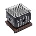 Grill na węgiel drzewny Mini Table-Top Charcoal Grill Przenośny Japoński Grill Grill Grill Karkołu z grillem z siatki drucianej i podstawy Kompaktowy grill (Size : 15cm×15cm)