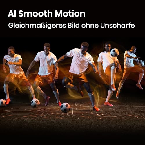 Hisense 55E7DS Fernseher 55 Zoll, 4K UHD QLED, Smart TV, Hi-View AI Engine, 60Hz Game Mode Plus, Dolby Vision IQ, HI-QLED Colour, Filmmaker Mode, AI Smooth Motion, Airplay, Sprachsteuerung[2026]