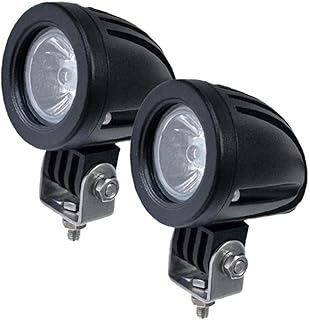 Liadance Motorrad Scheinwerfer Motorrad Führt Licht-Nebel-licht-hilfslicht Für Dirt Bike Motorrad ATV Ambulanzen Motorrad-...