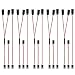 Sutemribor 3-pin Male to Female, Male to Male, Y Remote Control Extension Cable (15Pcs)