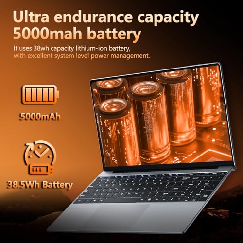 Pc Portatile 15,6 Pollici, Notebook Win 11 8Go Ram 256Go Ssd, Laptop Core M3 6Y30 Cpu Tastiera Numerico Retroilluminata, Computer Portatile Sottile E Leggero Schermo Fhd 180° Hdmi USB3.0 Wifi5 BT4.2 - 6