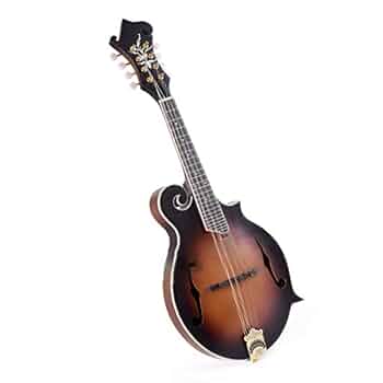 マンドリン 8弦 オレンジ系 ケース付き Amazon | 西洋民族楽器、マンドリン、8弦ギター、オレンジ