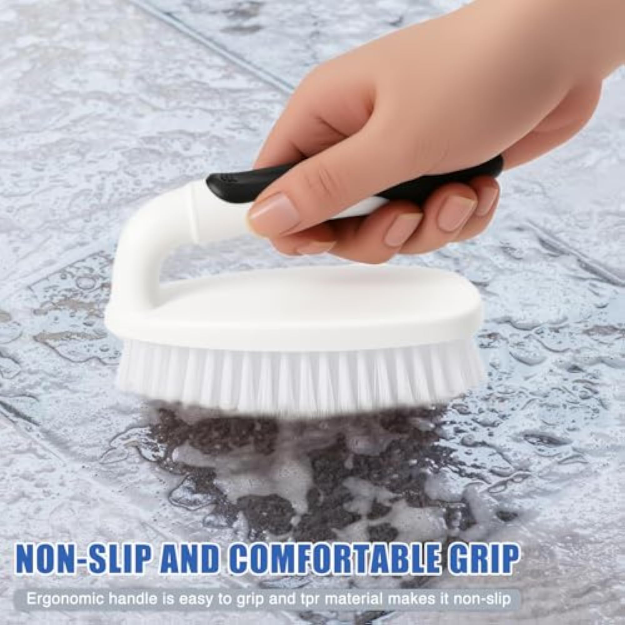 Heavy Duty Scrub Brush with Handle