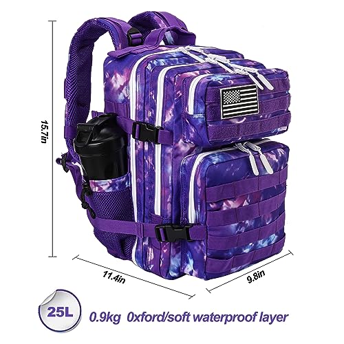 Image of LHI Tactical Military Backpack for Men and Women 25L /35L Army Assault Pack Bag Small Rucksack with Bottle Holder