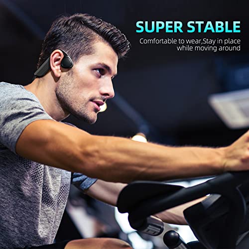 Chensive Bone Conduction Headphones Open Ear Headphones Wireless Bluethooth 5.3 Sport Headphones Waterproof With Microphones For Workouts, Running, Cycling, Driving #TOP5