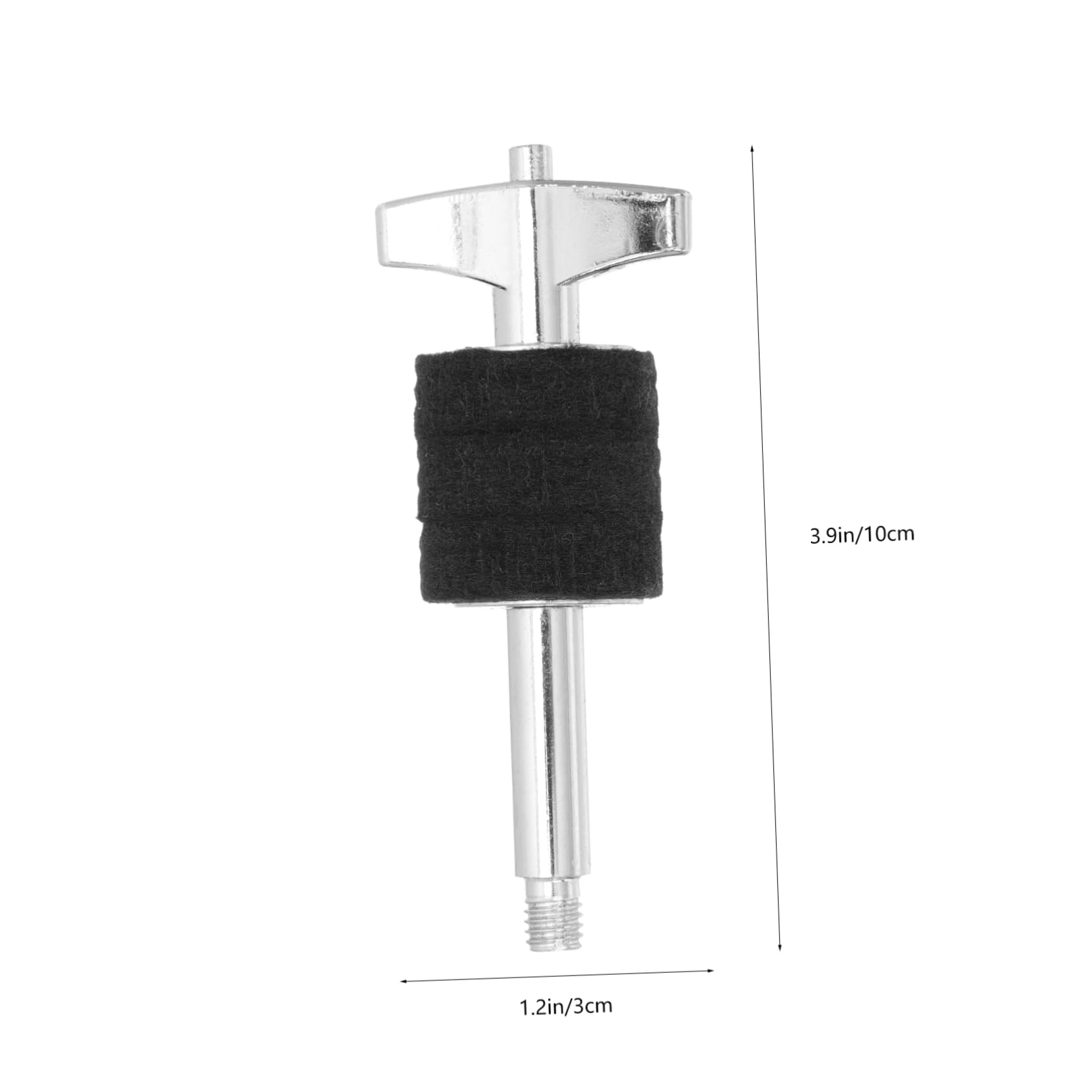 Milisten 2pcs Musical Instrument Accessory Double-Head Screw for Hanging Cymbal Easy to Clean Surface