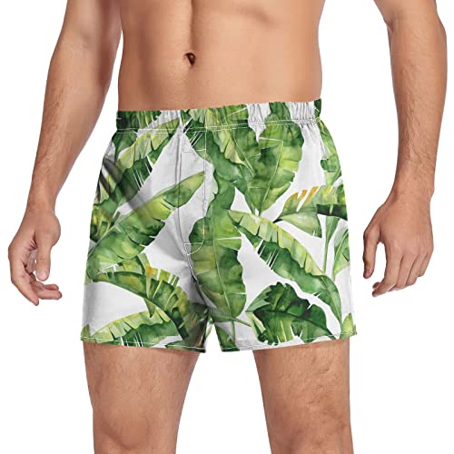 Oyihfvs Men's Underwear, Cotton Boxer Shorts, Loose Shorts with Elastic Waistband S-2XL3