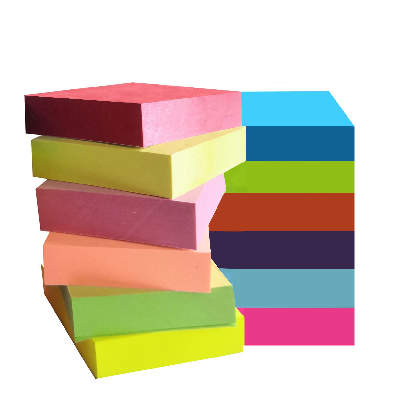 Buy Sticky Notes 1.5x2 inch /38x50mm, Suitable for Office, Home, School
