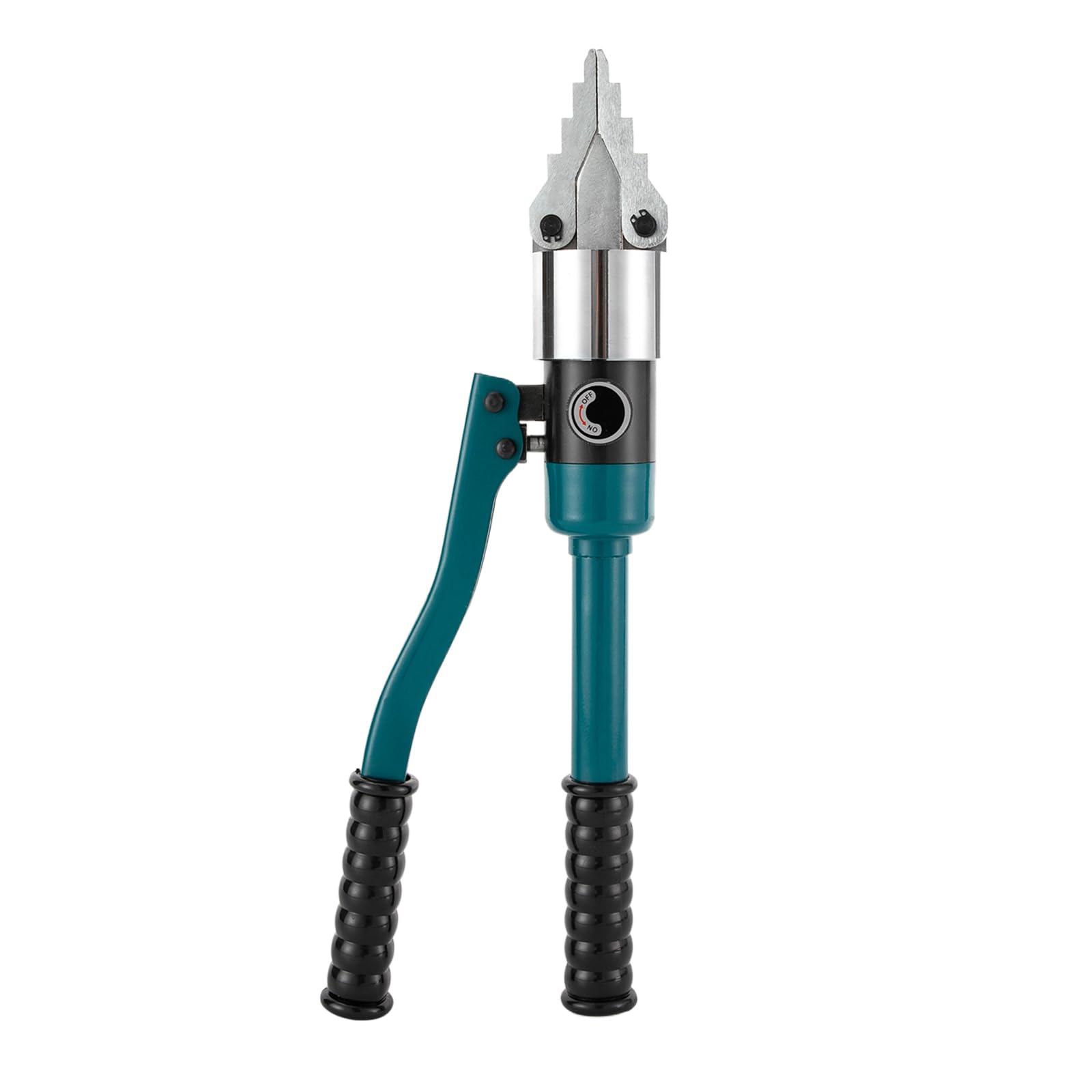 Spargitore idraulico della flangia in acciaio legato con valvola di depressurizzazione rotante, 8T idraulico flangia separatore idraulico, Strumento di diffusione idraulica manuale portatile (blu)