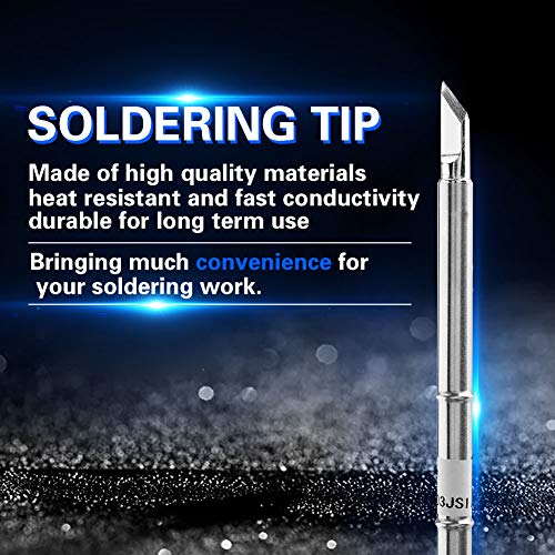 Image of T12 Soldering Iron Tips Set Oxygen Copper for FX-951 Stations High Thermal Conductivity Welding (T12-K)