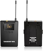 Vista 2 de TAKSTAR Receptor de monitor intrauditivo inalámbrico UHF para WPM-300, Monitoreo inalámbrico de Bodypack con auriculares, solo receptor de monitoreo