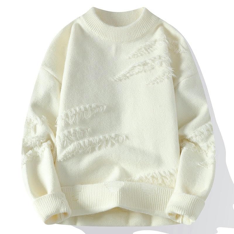 Pull d'hiver ample homme en tricot pour vos sorties décontractées - 2