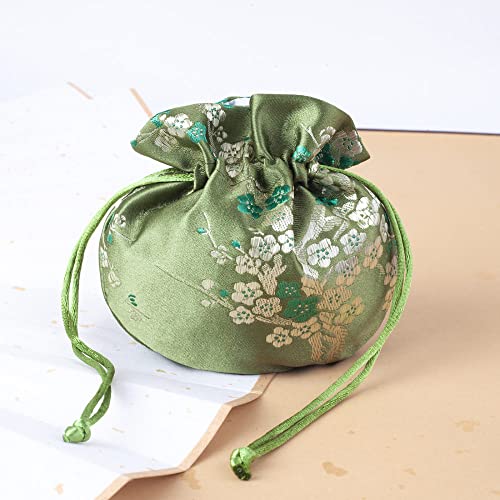 Bolsa de Seda para Joyas, Set de 4 Bolsitas Bordadas miniatura 1