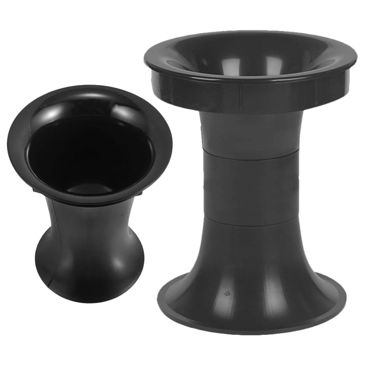 OSALADI 2pcs Speaker Port Tubes for Enhanced Bass for Home Subwoofer Guitar Loudspeaker Cabinet Audio Repair Parts Black