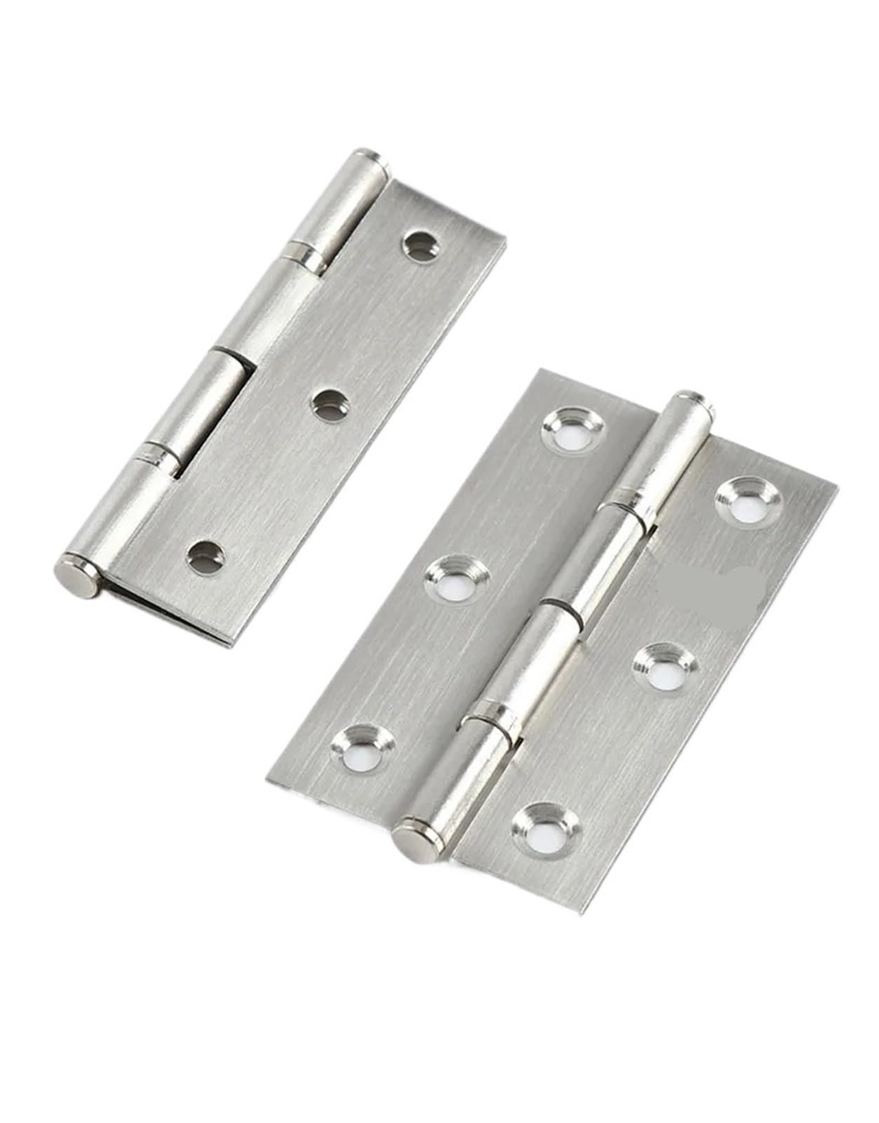 Hinges Screws Folding Hinge 2inch 2.5inch 3inch Cabinet Doors Flat Hinge Stainless Steel 10/20Pcs(50x39x1.2mm 20pcs)