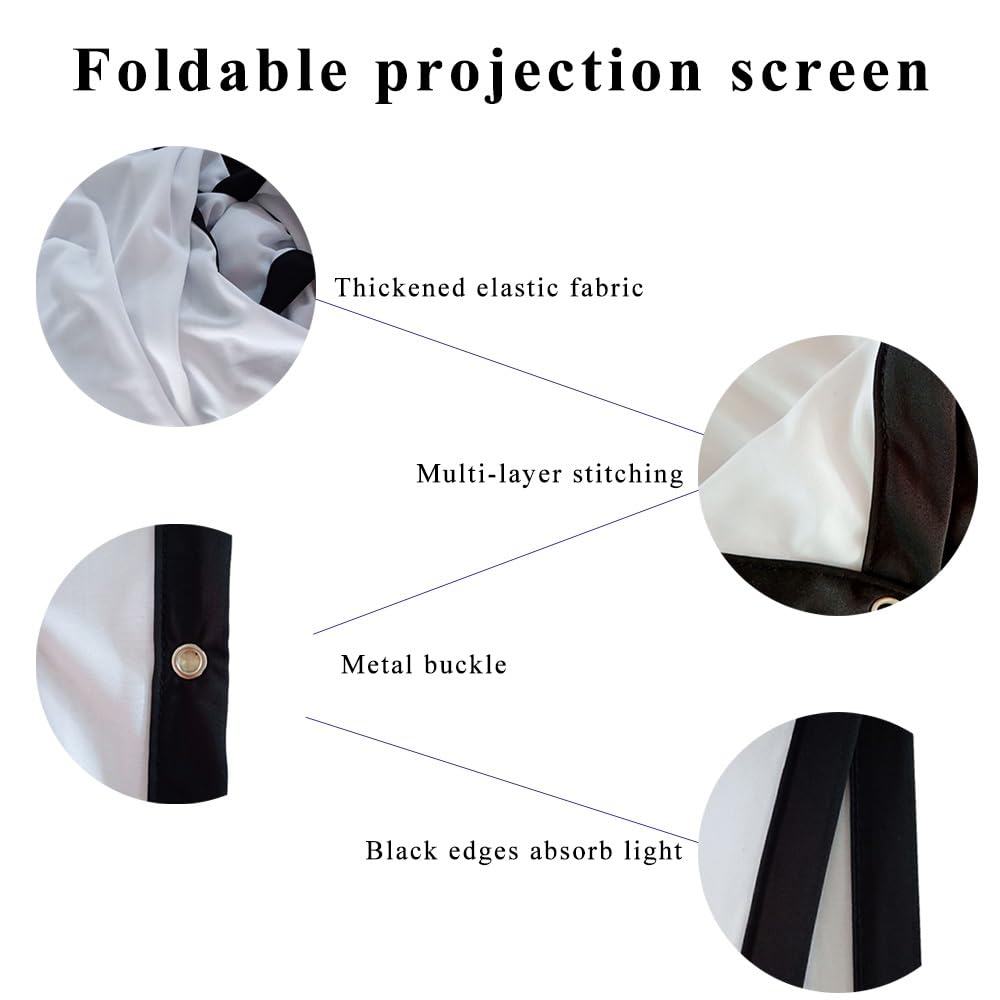 Écran De Projection Portable Pliable Toile De Projection Extérieur