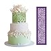 ART KITCHENWARE Flower Mesh Cake Stencils for Royal Icing Peony Cake Lace Stencil for Wedding Cake Decorating Cookie Stencils for Bakery 19