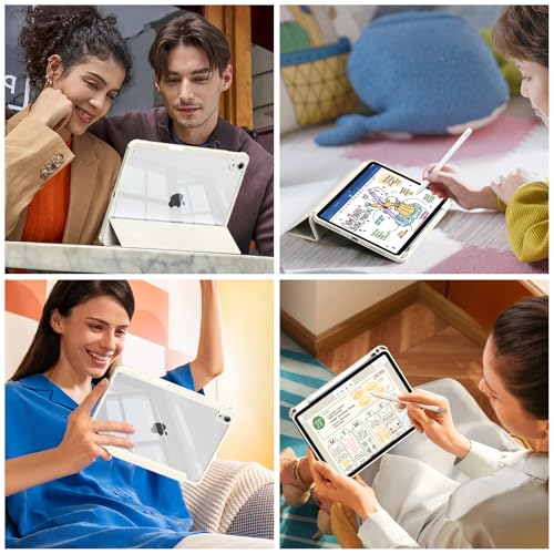 Aoub Clear Case for iPad (A16) 11th 2025, iPad 10th 2022 Case, Cream White by aoub - Used condition - Image 8
