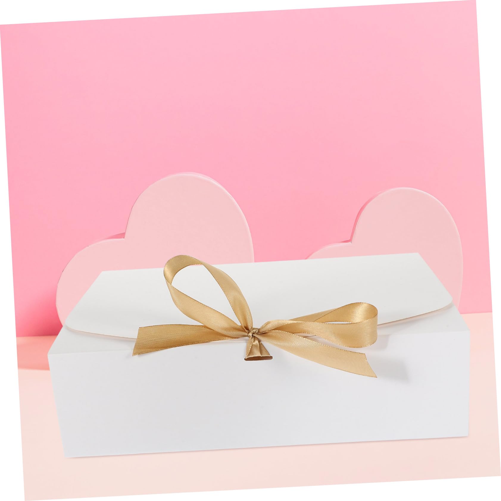 SHERCHPRY Weiß Karton Geschenkbox mit Schleife Faltbar und Vielseitig 10 Stück Schachteln für Hochzeit Geburtstag Kerzen und Parfüm Verpackung