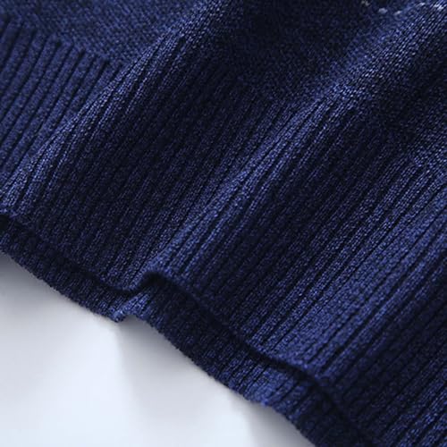 Men's Sweater Vest V Neck Fashion V Neck Sleeveless Knit and Fleece Vest Sweater Vest Men's Sweater Vest V Neck4