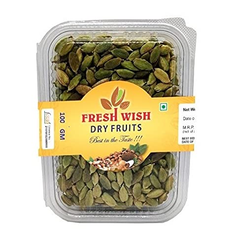 Fresh Wish - Whole Green Cardamom (Elachi) 100gm