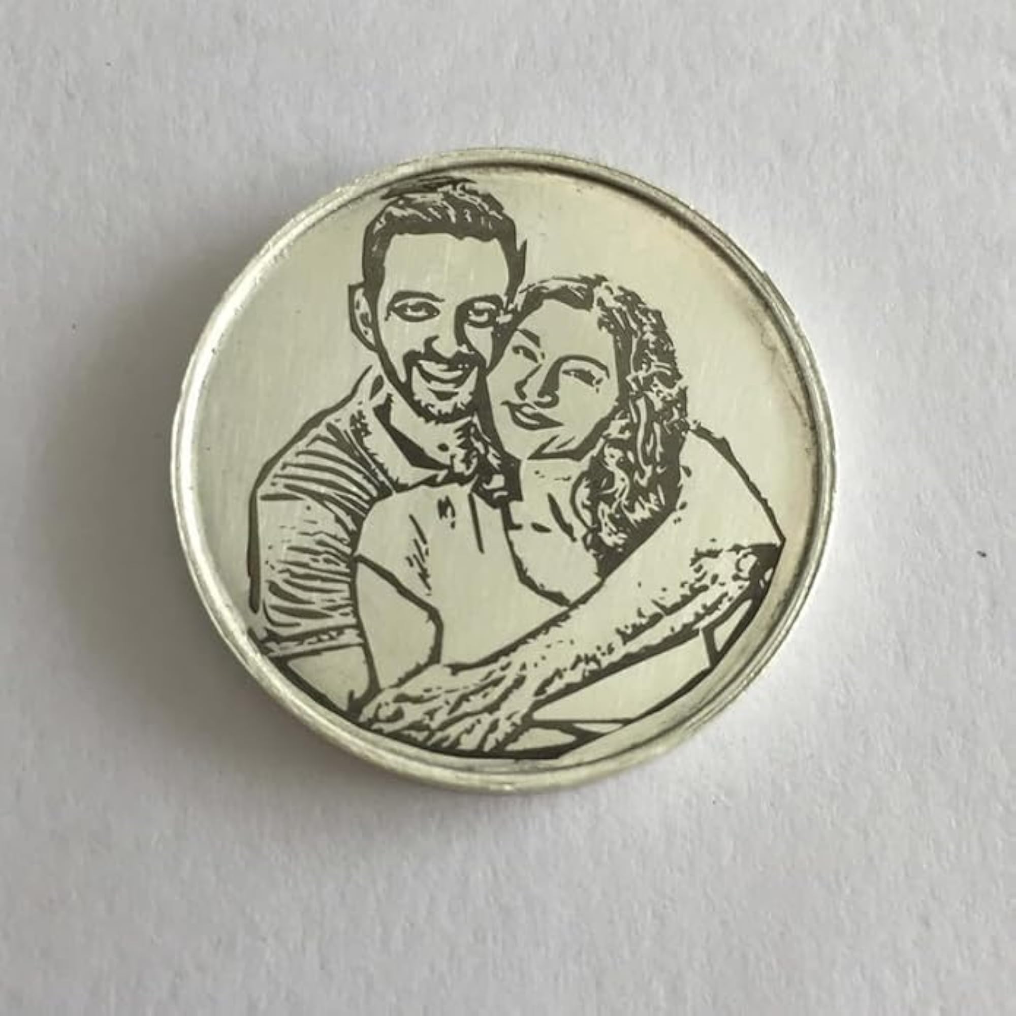 Engraved Coin for Weddings and Special Occasions