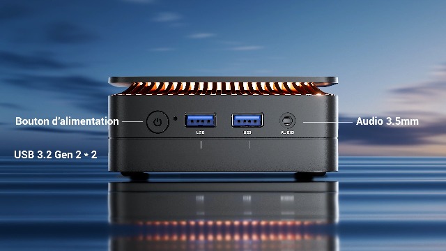 NiPoGi Essenx E1 Mini PC W-11 Pro Ιntel Alder Lake N97 (jusqu'à 3