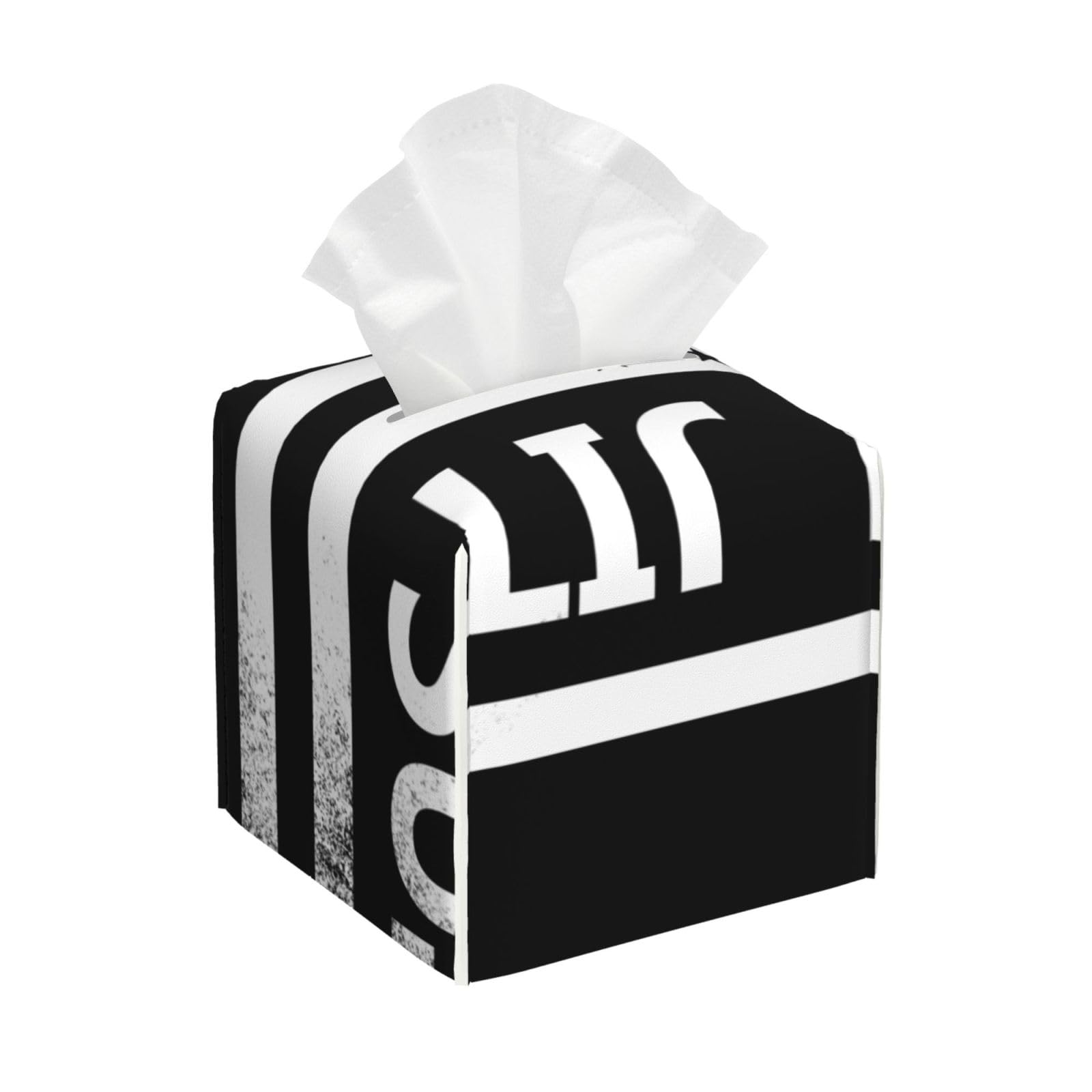 American Flag Jiu-Jitsu Square Tissue Box Cover with Modern and Stylish Bottom Tissue Box Storage Space