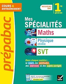 Prepabac Mes Specialites Maths Physique Chimie Svt 1re Generale Nouveau Programme De Premiere 2020 2021 Tout En Un Ebook Collectif Amazon Fr