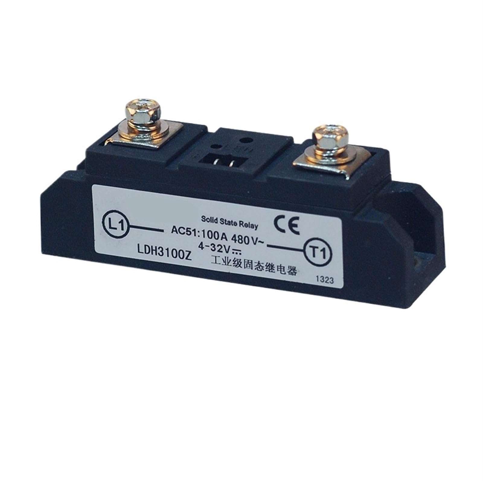 Smart Industrial High Power 1 Phase Solid State Relay Module LED SSR to AC 80A100A 120A 150A Input 4-32VDC Output480VAC(80A)