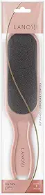 Lixa para Pé Dupla Face, Cor Rosa, Lanossi Beauty & Care.