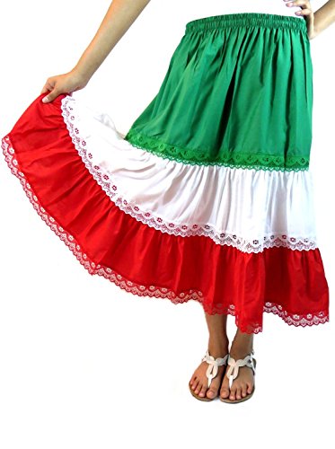 Leos Imports Mexican Skirt 3 Colors2