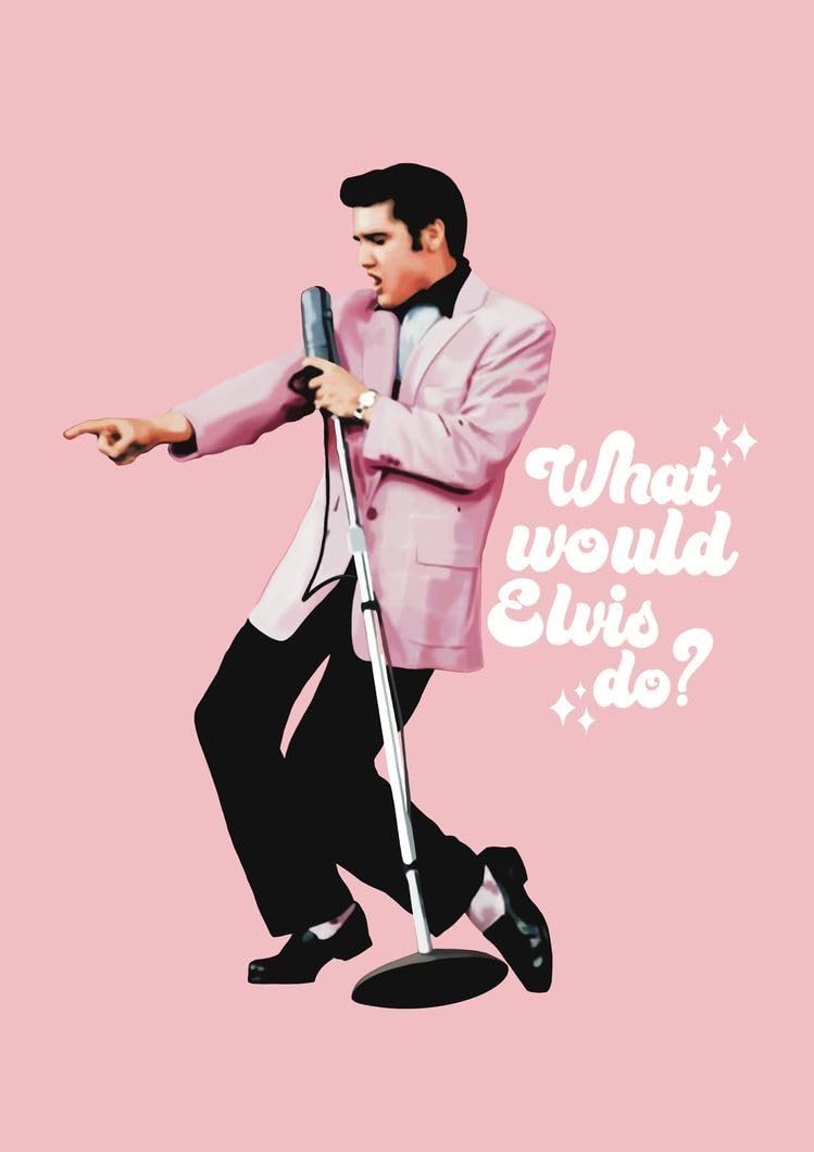 Elvis Presley Poster - 12x18 inch Wall Poster 170 GSM Paper | Home