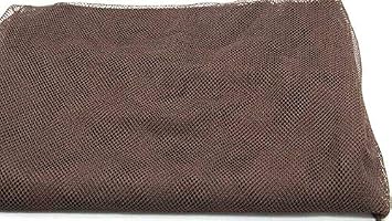 S11 Mesh Integration, Hair Loss Ventilation. Lace for Wig Making Base. Net 1/2 Yard Brown S11