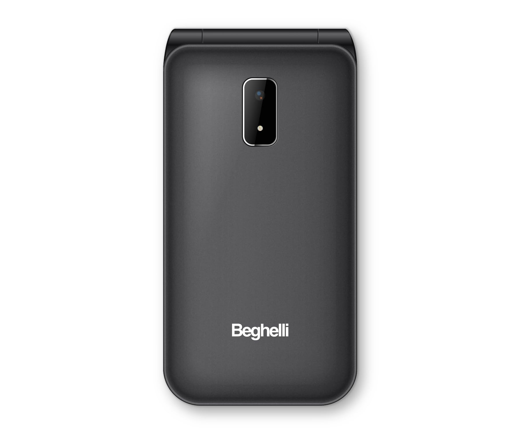 Beghelli - Telefono Anziani Salvalavita SLV40, Conchiglia, 4G, con Tasto SOS e Chiamata Rapida, Cellulare con Grandi Tasti, Volume Alto, Display 2.8", Torcia, Radio, Fotocamera - Colore: Nero