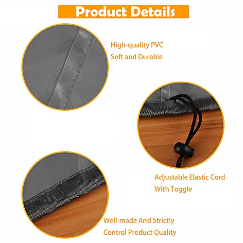 COOSOO Patio Heater Cover Elektrische Heater Cover Wandmontage 420D Oxford Waterdicht Stofdicht Anti-UV Covers voor… - Image 4