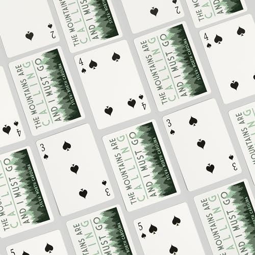 Baraja de 52 cartas tamaño póker Sylva North Carolina miniatura 4