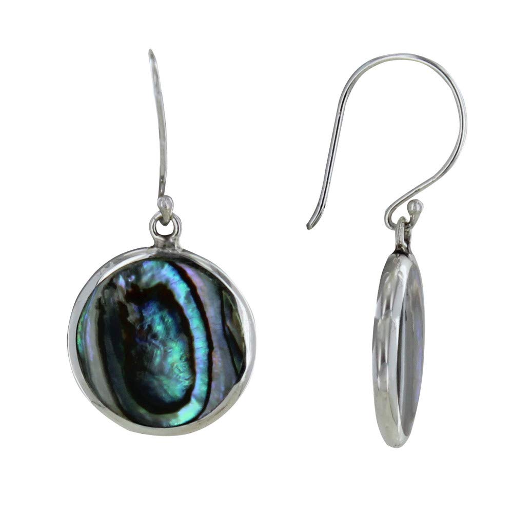 LES POULETTES BIJOUX Orecchini Argento 925 A Disco Di Madreperla - Classics, Regalo In Cofanetto