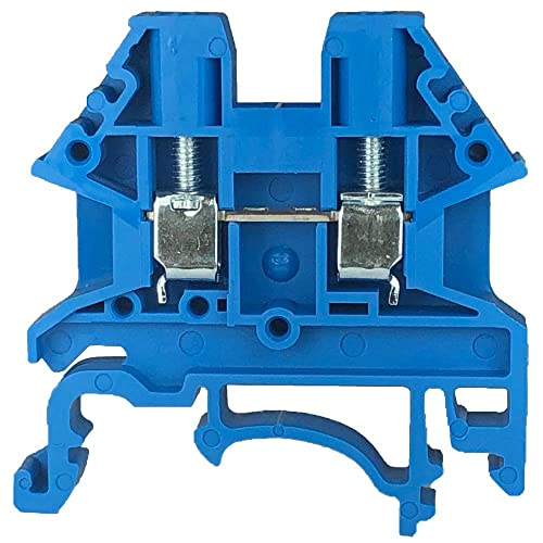 Bornes DIN à vis isolées Dinkle Blue DK2.5N-BL haute résistance 600V