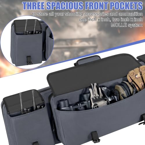 Image of Double Rifle Case Soft Gun Bag 26 /28 /32 /36 /42 /46 /48 /51 /55 inch