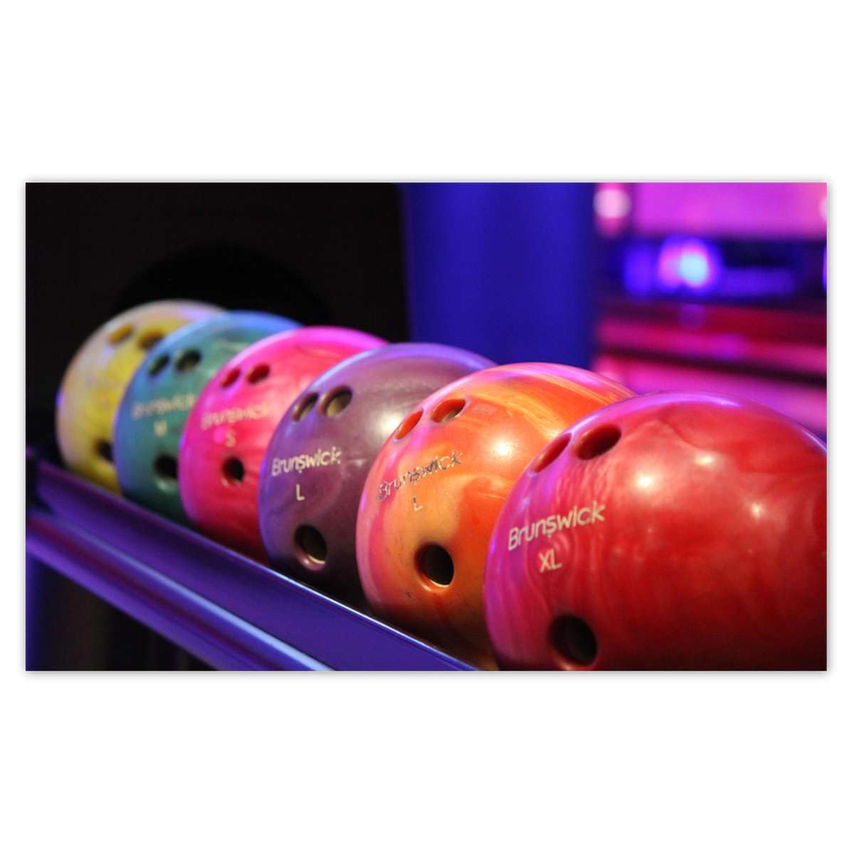 Papier peint non-tissé boules de bowling 416 x 254 cm pour masquer les défauts du mur