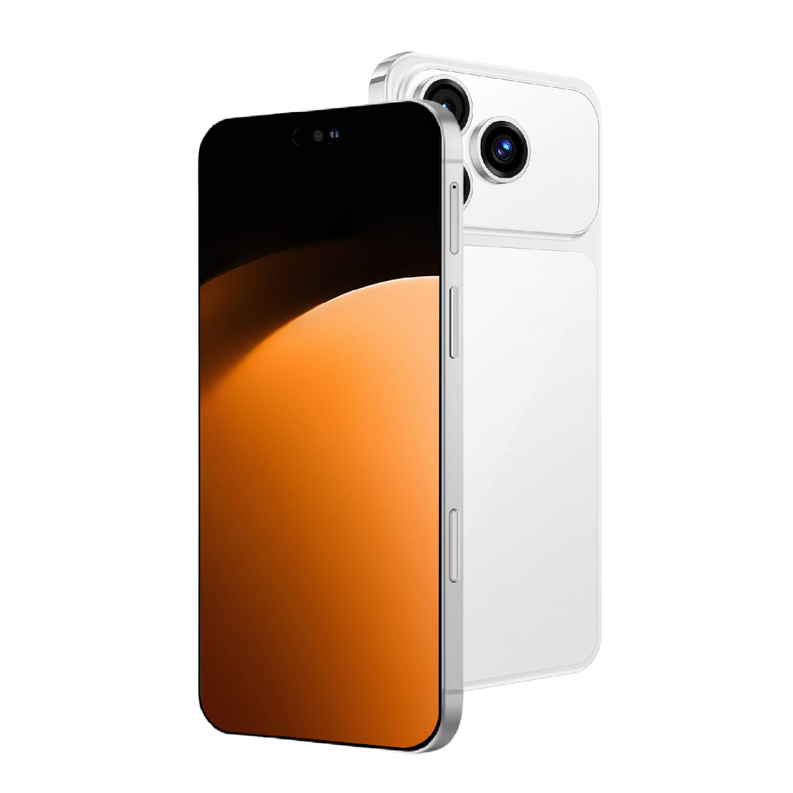 Unlock Phone, 6.6-inch Screen, 2GB RAM+16GB ROM, 16MP Camera,Supports 3G Network, 4-core high-Speed chip, 3G Android Phone (White)