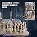 CubicFun 3D Puzzles for Adults Notre Dame de Paris Model Kits 128 Pieces, Puzzle for Kids Ages 8-14 Arts and Crafts Birthday Gifts for Kid Ages 8-12