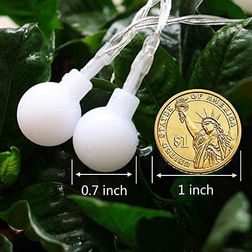 Amars Remote & Timer, 16.4Ft Bedroom Decorative Led Globe Fairy String Lights Battery Operated Room Decor Ambient Mood Lights For Indoor Outdoor Patio Tapestry Party Garden (Warm White) #TOP5