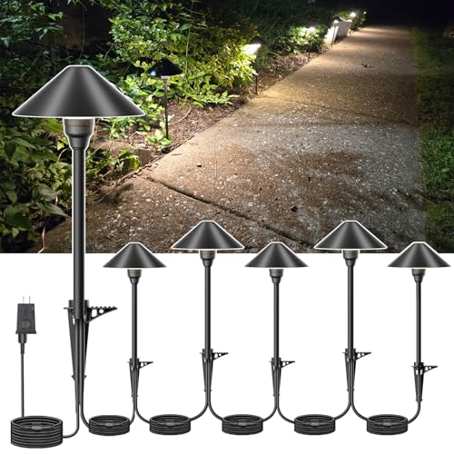 Neymlya 6-Pack Timer Pathway Lights