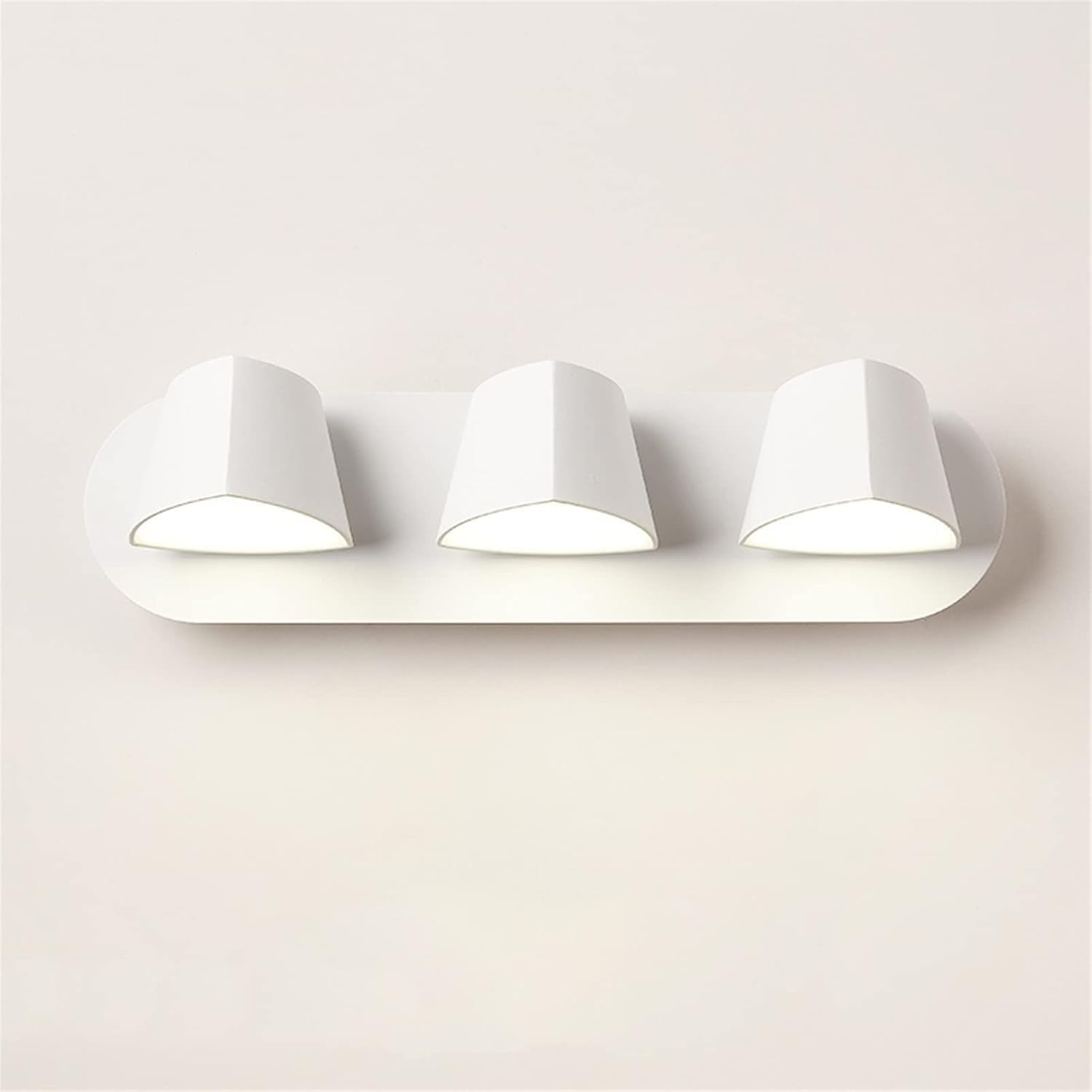 HPTHLY Bedroom Bedside Wall Sconces Living Room Wall Light Study Aisle Wall Lamp - Wall Sconce Decorative Fixtures Adjustable Lighting Luminaire,Luxury (White-3 Head)