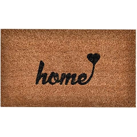 NINAMAR Woven Door Mat Natural Coir - Extra Thick - 36 x 24 inch - Home Cover